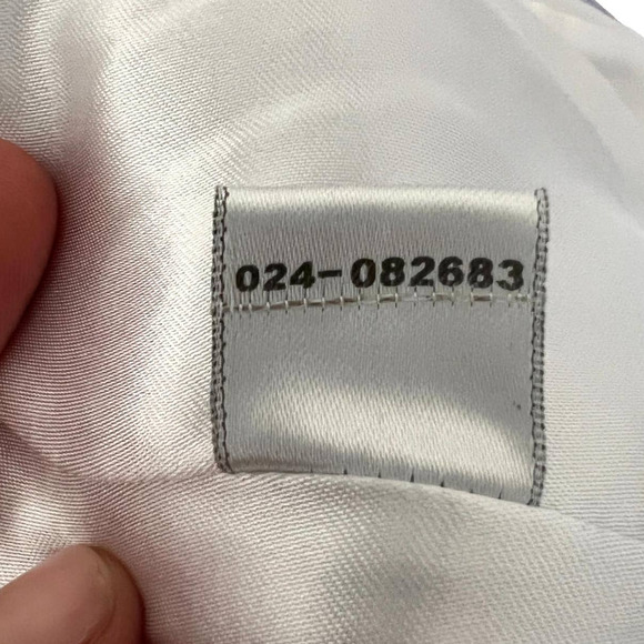 Coogi White & Multicolor Kaleidoscope Abstract Print Zip Front Jacket Small EUC - Picture 10 of 11